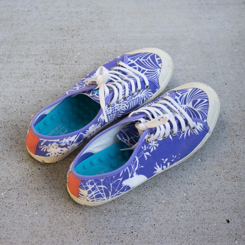 Tretorn Patterned Tennis Shoes